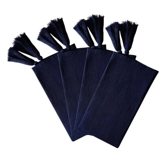 Ever Home Blue  Set of 4  Napkins - Picture 1 of 8